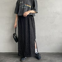 09 BLACK&&モデル身長：156cm 着用サイズ：F&&