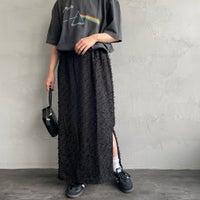 09 BLACK&&モデル身長：156cm 着用サイズ：F&&