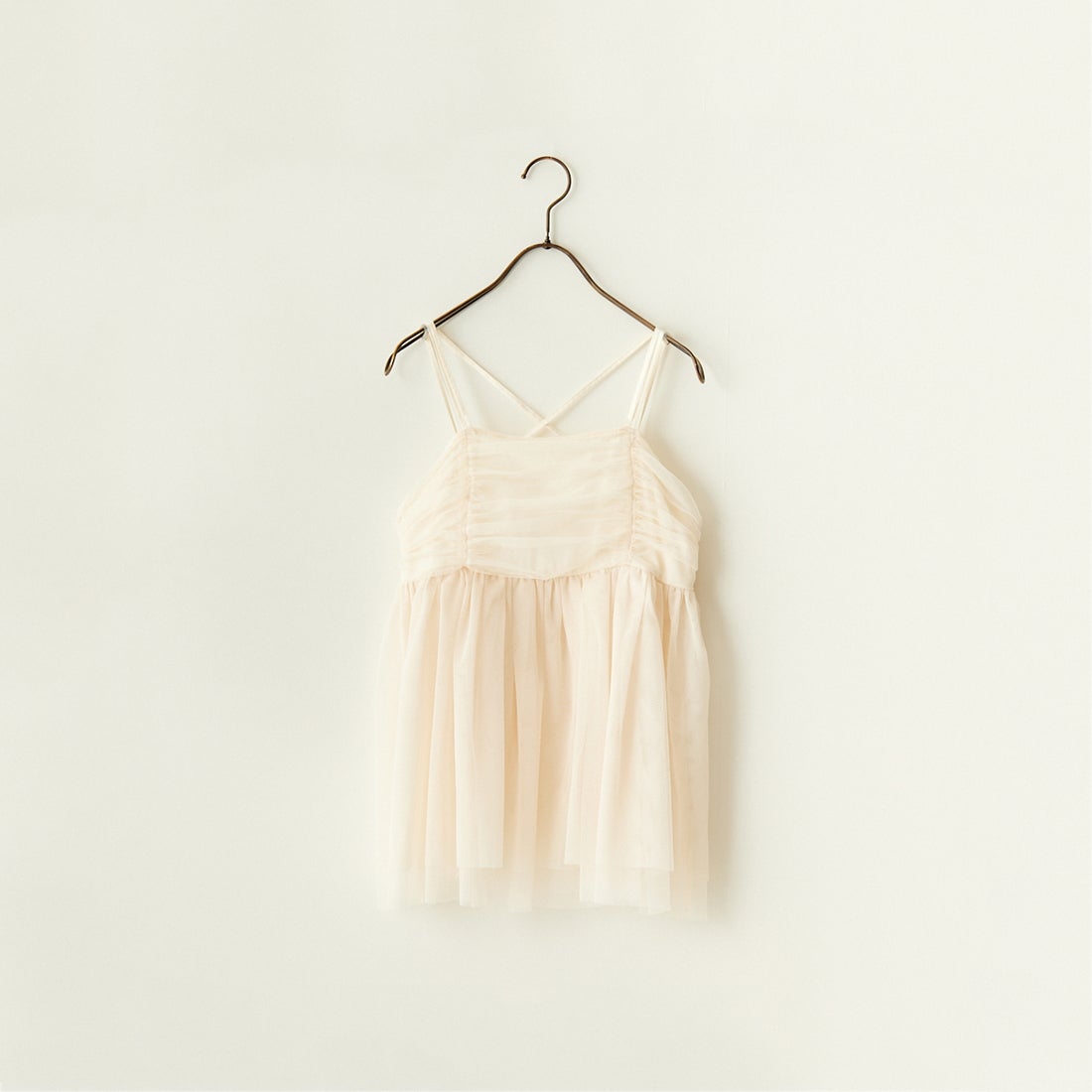 By/m [バイエム] ギャザーチュールキャミソール [24112008] 02 OFF