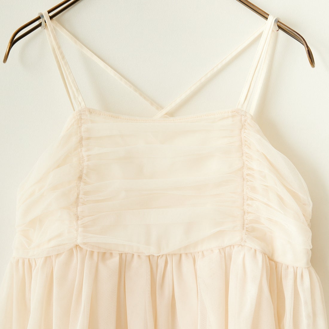 By/m [バイエム] ギャザーチュールキャミソール [24112008] 02 OFF