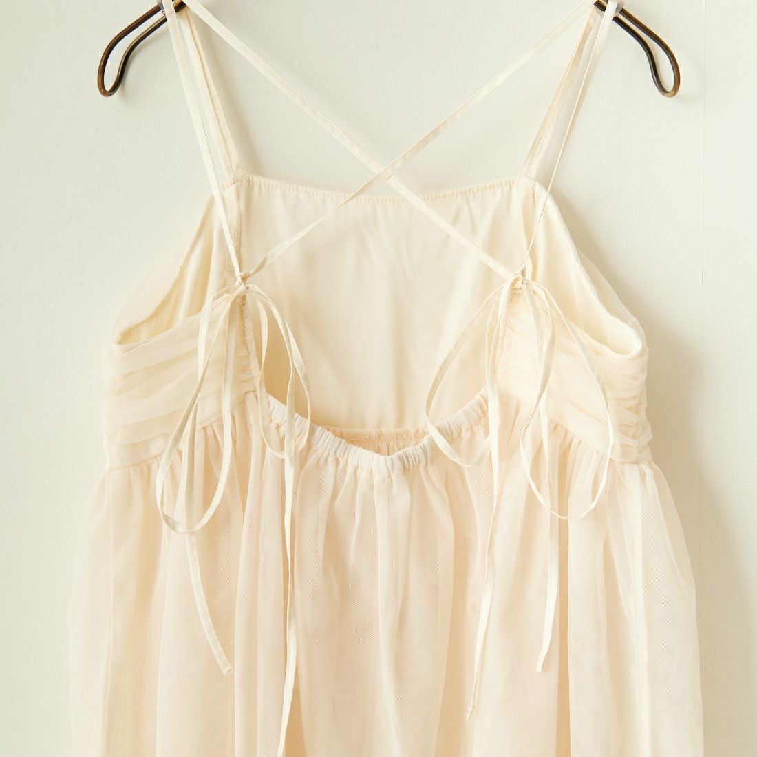 By/m [バイエム] ギャザーチュールキャミソール [24112008] 02 OFF