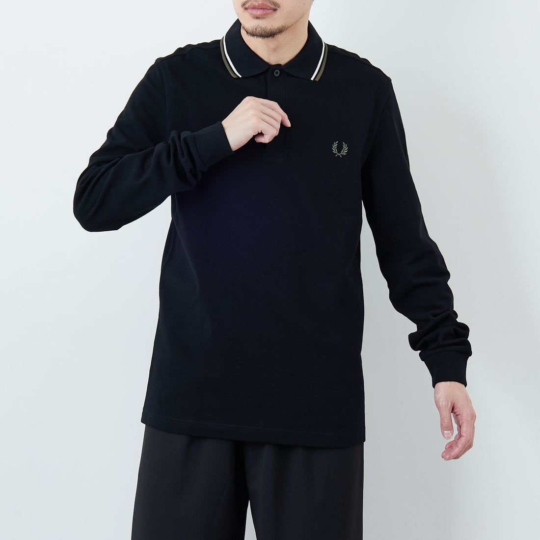 FRED PERRY [フレッドペリー] ツインティップライン ロングスリーブ