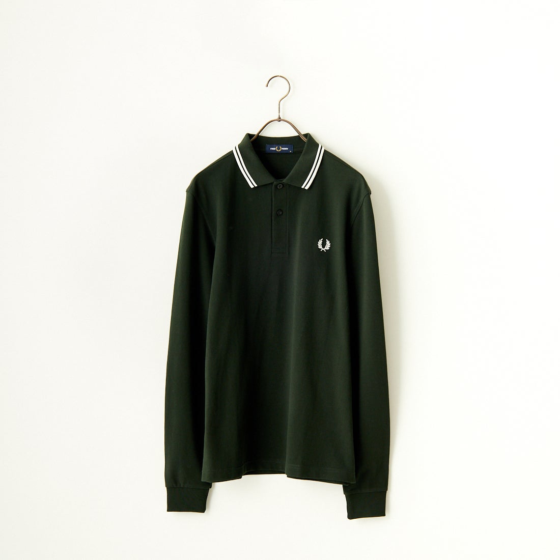 FRED PERRY [フレッドペリー] ツインティップライン ロングスリーブポロシャツ [M3636] T50 NIGHTG