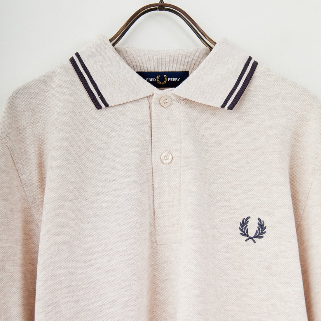 FRED PERRY [フレッドペリー] ツインティップライン ロングスリーブポロシャツ [M3636] W50 PORRID