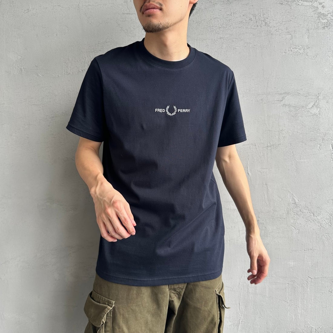 FRED PERRY [フレッドペリー] ローレルリース刺繍 ショートスリーブT