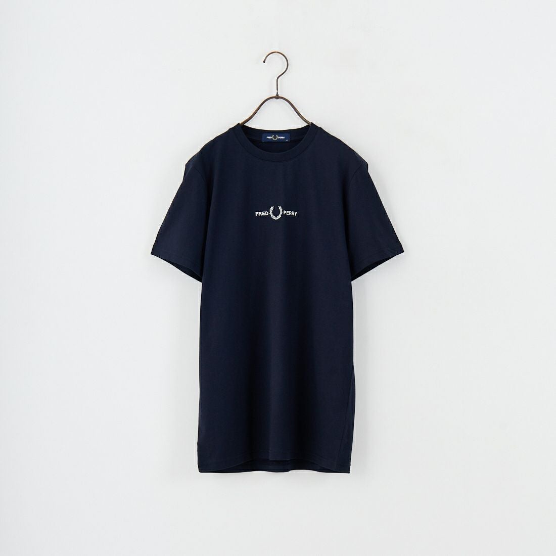 FRED PERRY [フレッドペリー] ローレルリース刺繍 ショートスリーブTシャツ [M4580] 248 NAVY