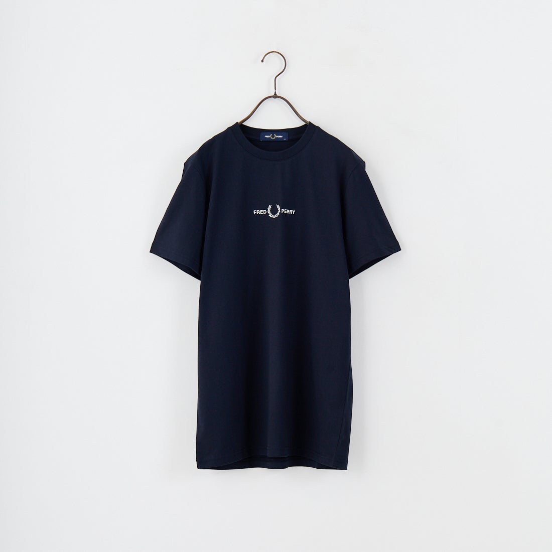 FRED PERRY [フレッドペリー] ローレルリース刺繍 ショートスリーブTシャツ [M4580] 248 NAVY