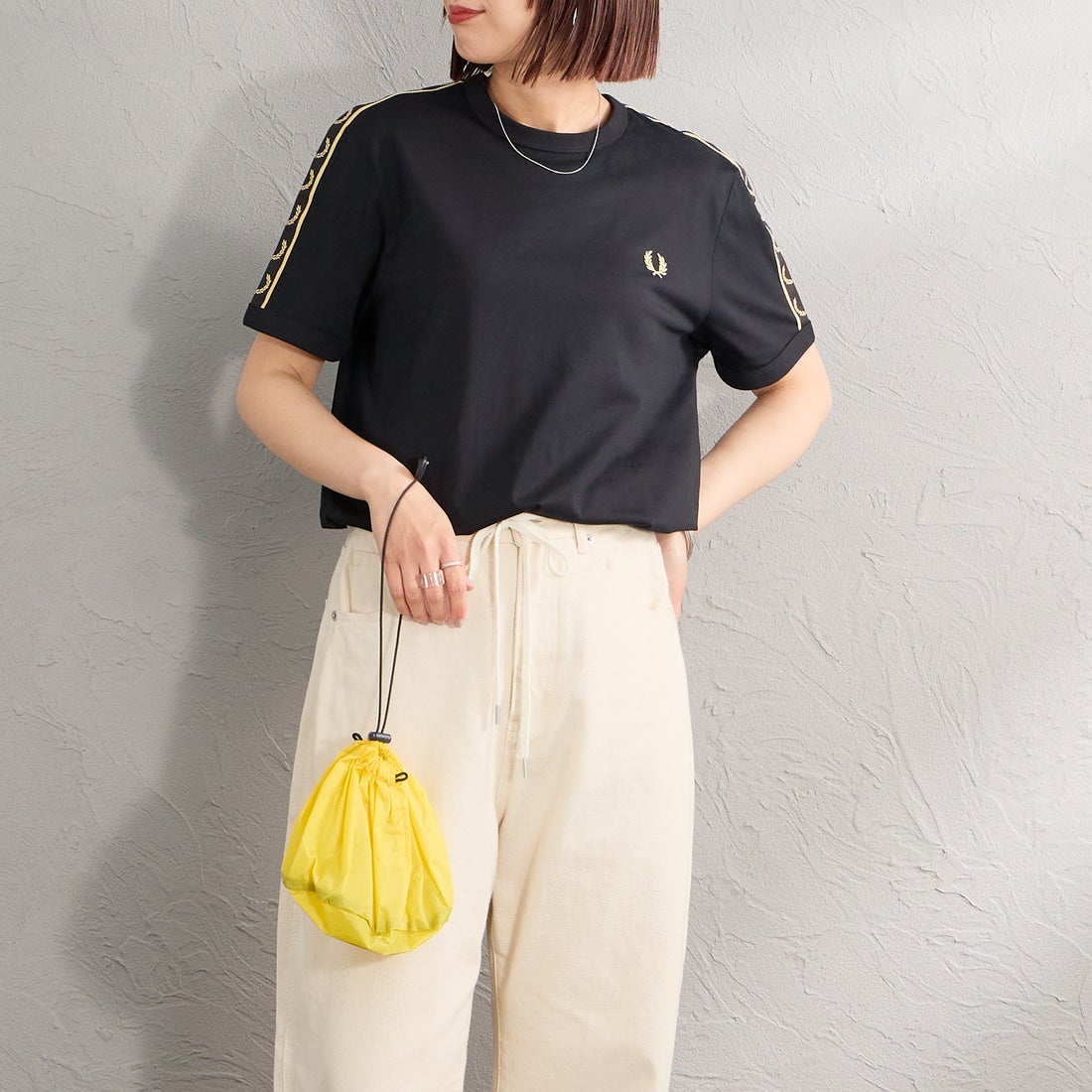 90A BLACK/&&モデル身長：159cm 着用サイズ：S&&