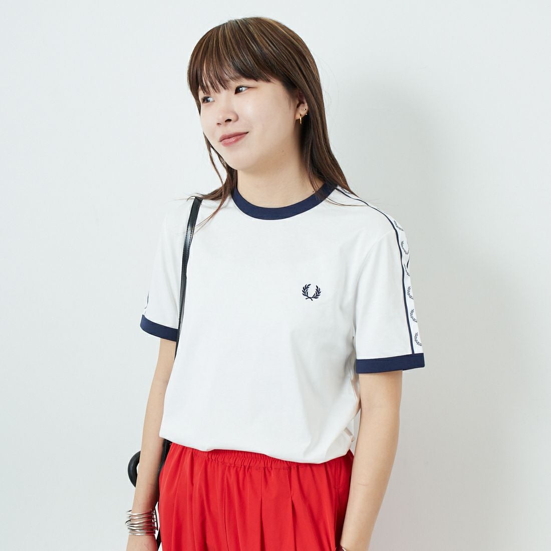 FRED PERRY [フレッドペリー] テープドリンガーTシャツ [M4620