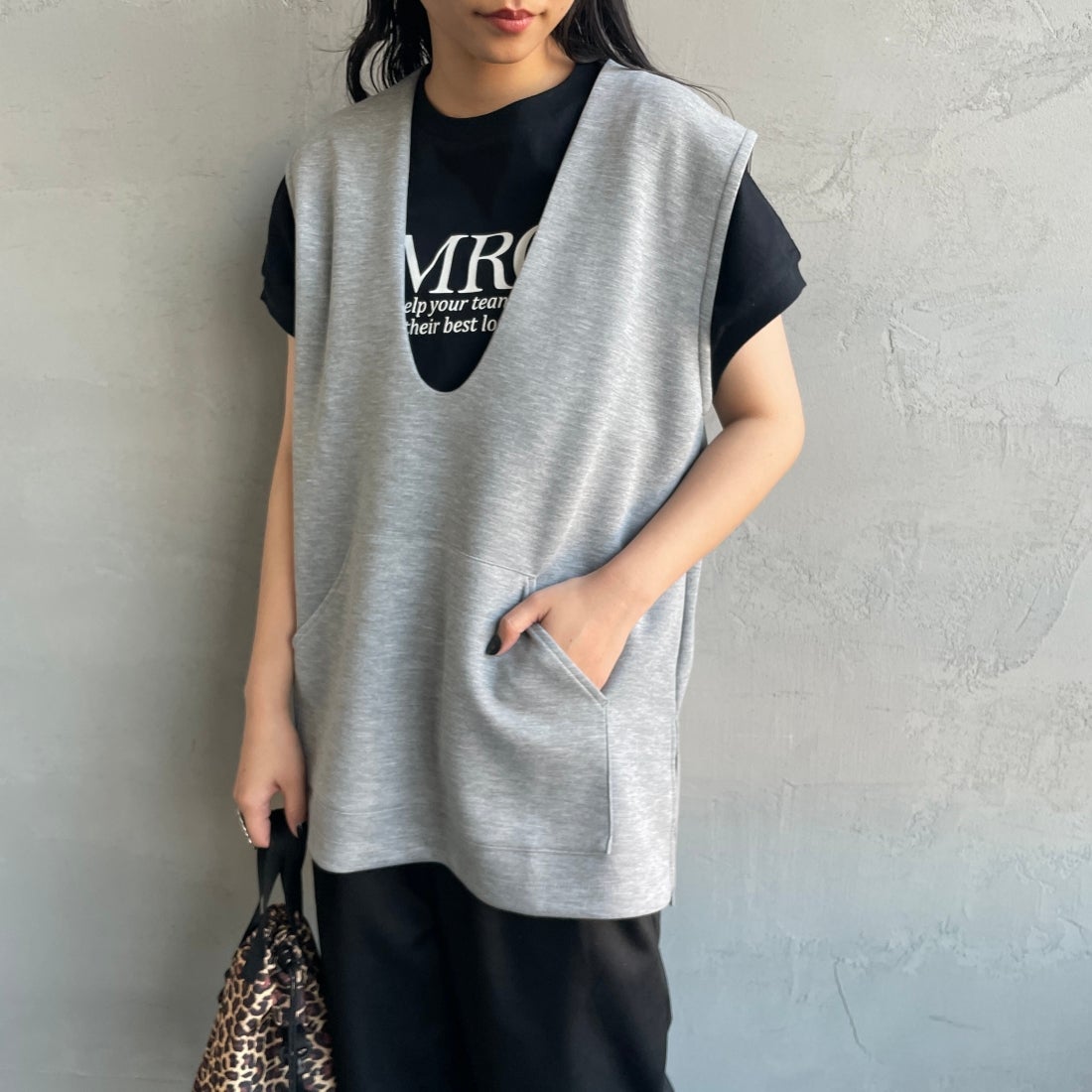 Maison de L'allure [メゾン ドゥ ラリュール] Uネック プルオーバー