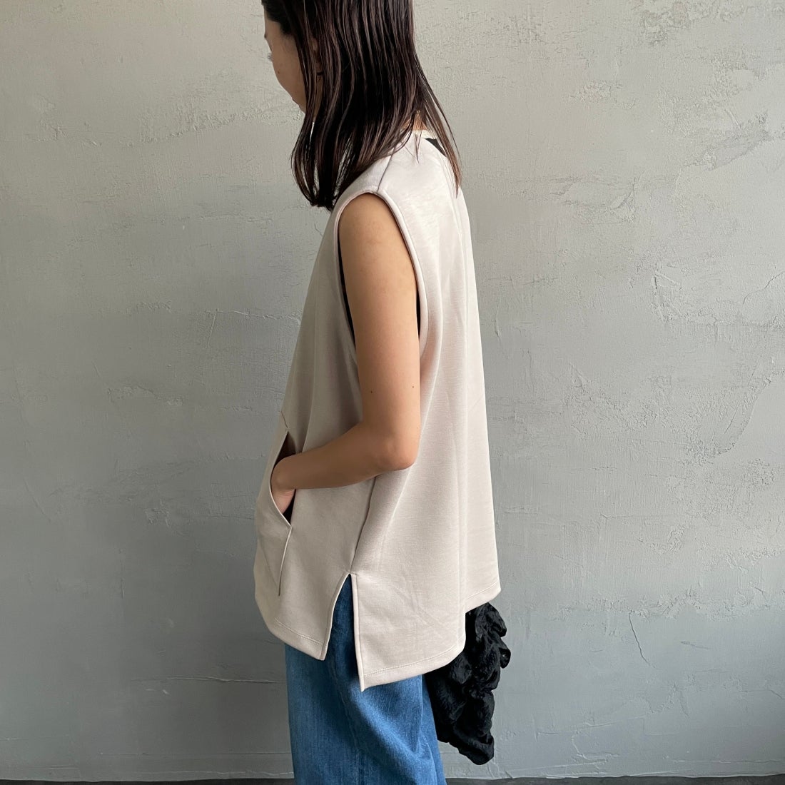 Maison de L'allure [メゾン ドゥ ラリュール] Uネック プルオーバー