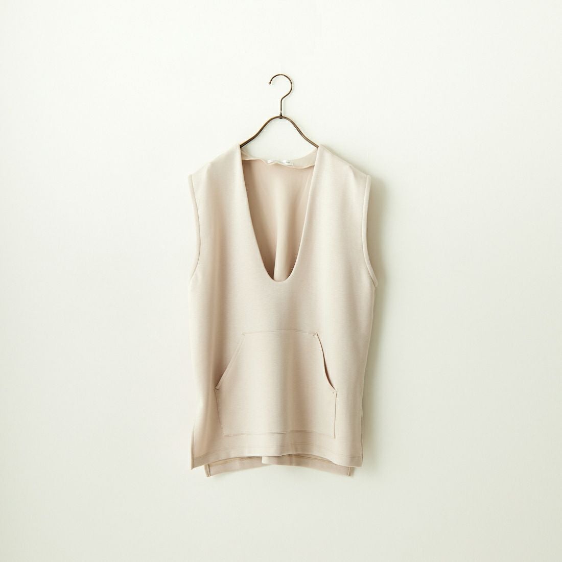 Maison de L'allure [メゾン ドゥ ラリュール] Uネック プルオーバーベスト [23142024] 23 GREIGE