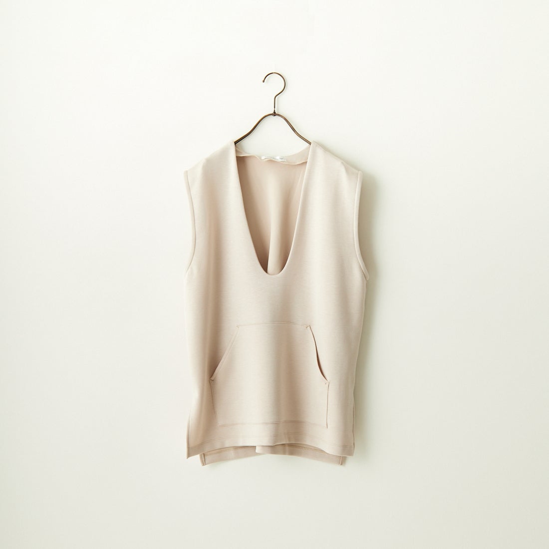 Maison de L'allure [メゾン ドゥ ラリュール] Uネック プルオーバーベスト [23142024] 23 GREIGE