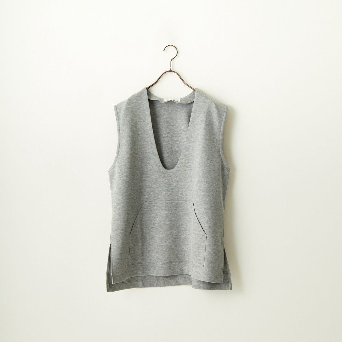 Maison de L'allure [メゾン ドゥ ラリュール] Uネック プルオーバーベスト [23142024] 07 T.GRAY