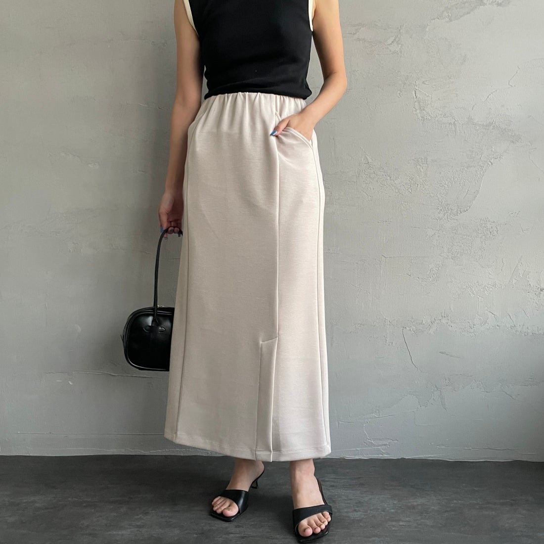 23 GREIGE&&モデル身長：163cm　着用サイズ：S&&