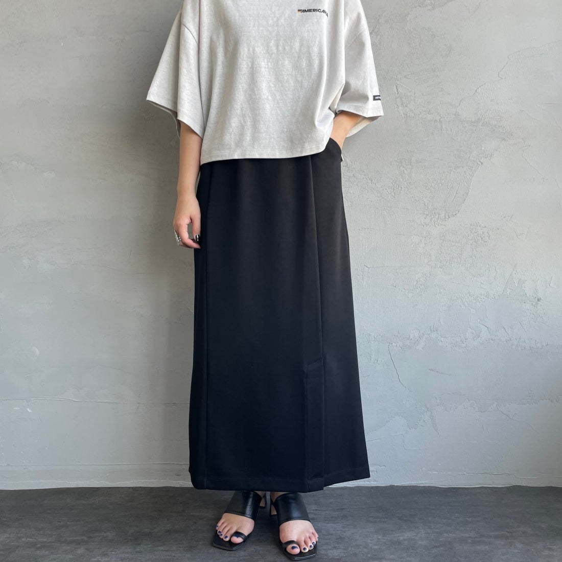 Maison de L'allure [メゾン ドゥ ラリュール] 切替デザイン ナロー