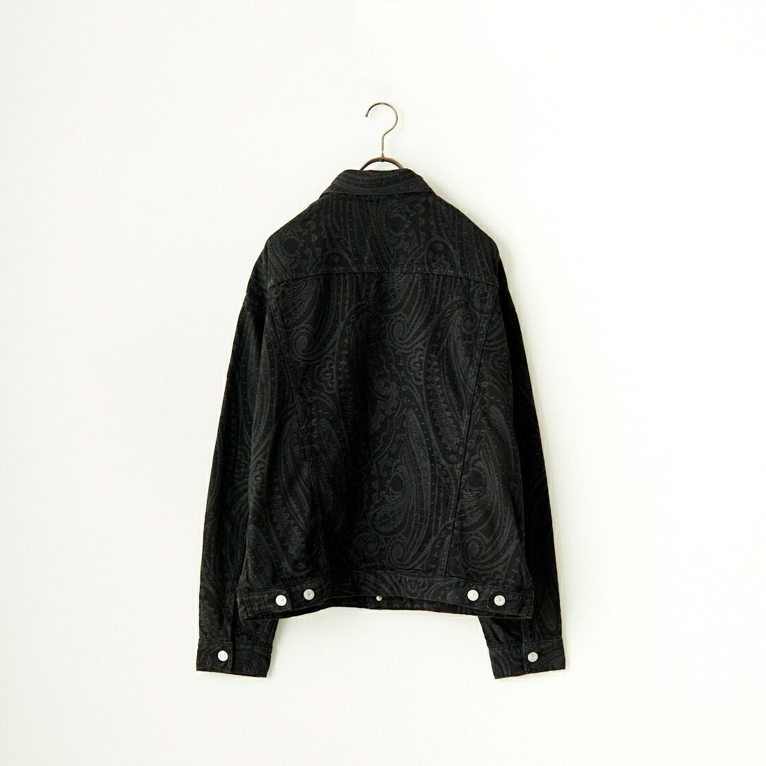 Noir Fabrik [ヌワールファブリック] デニムトラッカージャケット [NF-241-003] BLKﾍﾟｲｽﾞﾘｰ