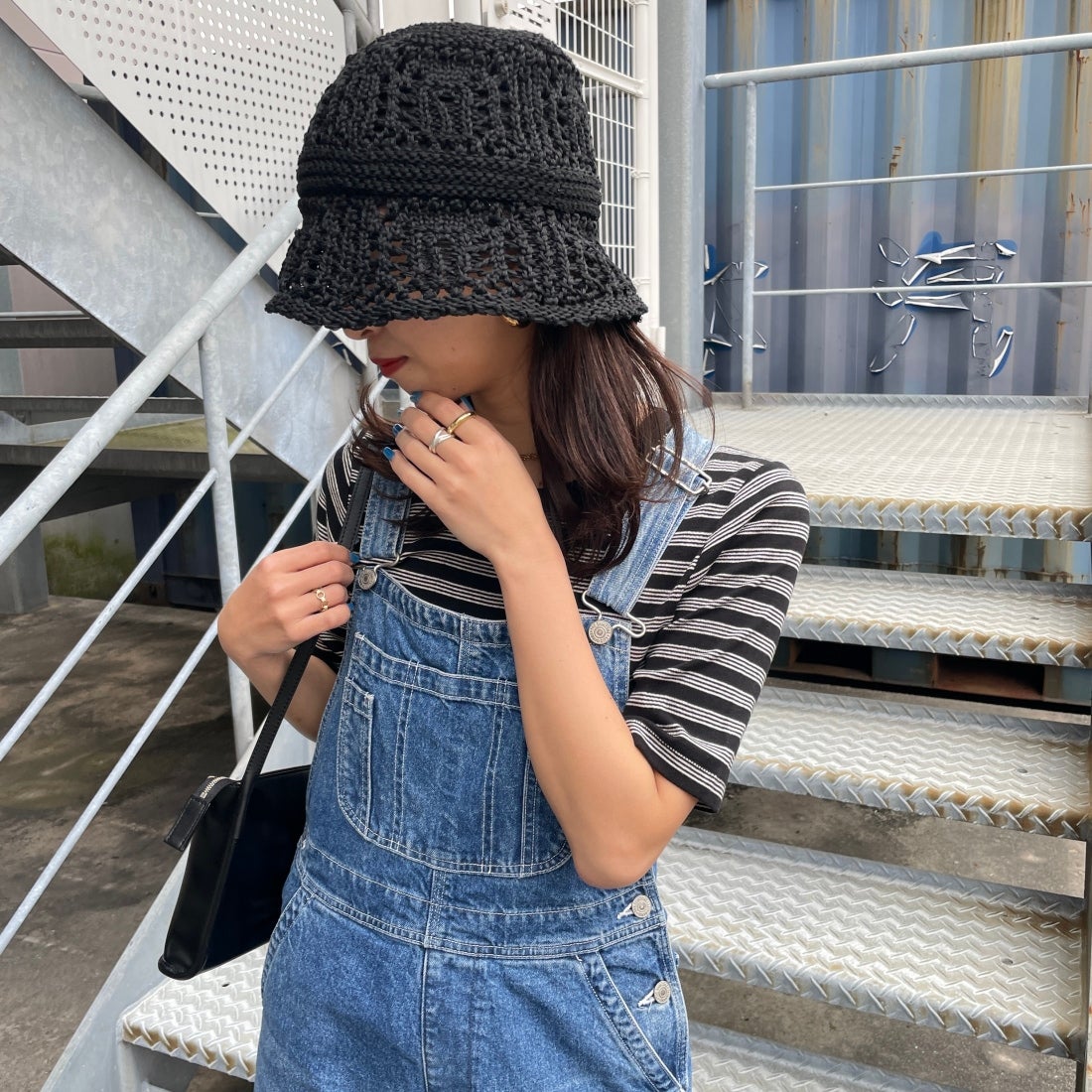 CARBON&&モデル身長：163cm 着用サイズ：F&&