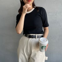 BLACK&&モデル身長：163cm 着用サイズ：F&&