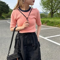 ORANGE&&モデル身長：156cm 着用サイズ：F&&