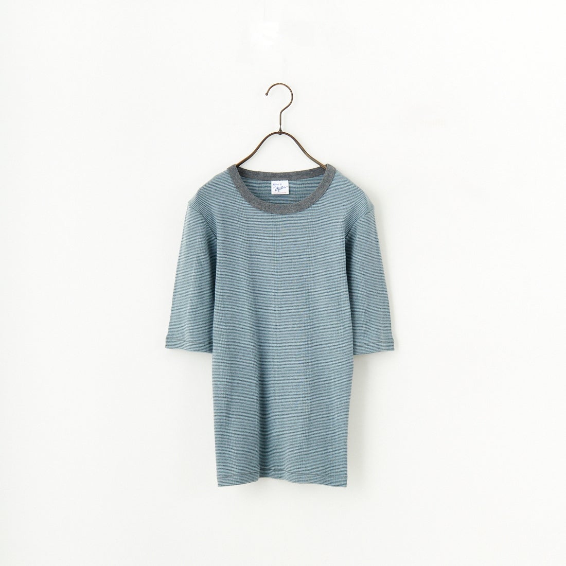 Robert P.Miller [ロバートピーミラー] 別注 5分袖クルーネックTシャツ [RM241-248IN-JF] CLOUD