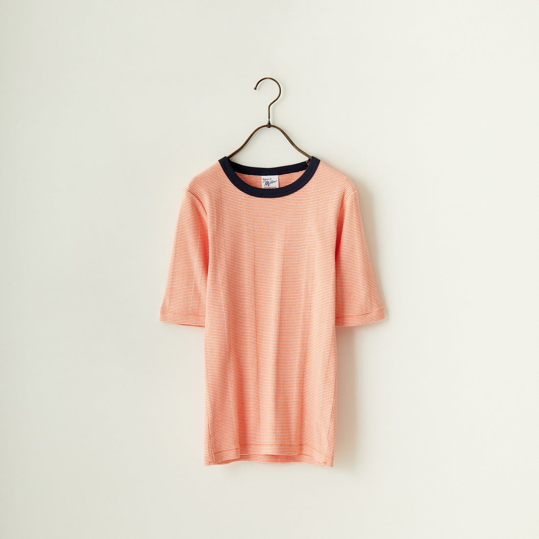 Robert P.Miller [ロバートピーミラー] 別注 5分袖クルーネックTシャツ [RM241-248IN-JF] ORANGE