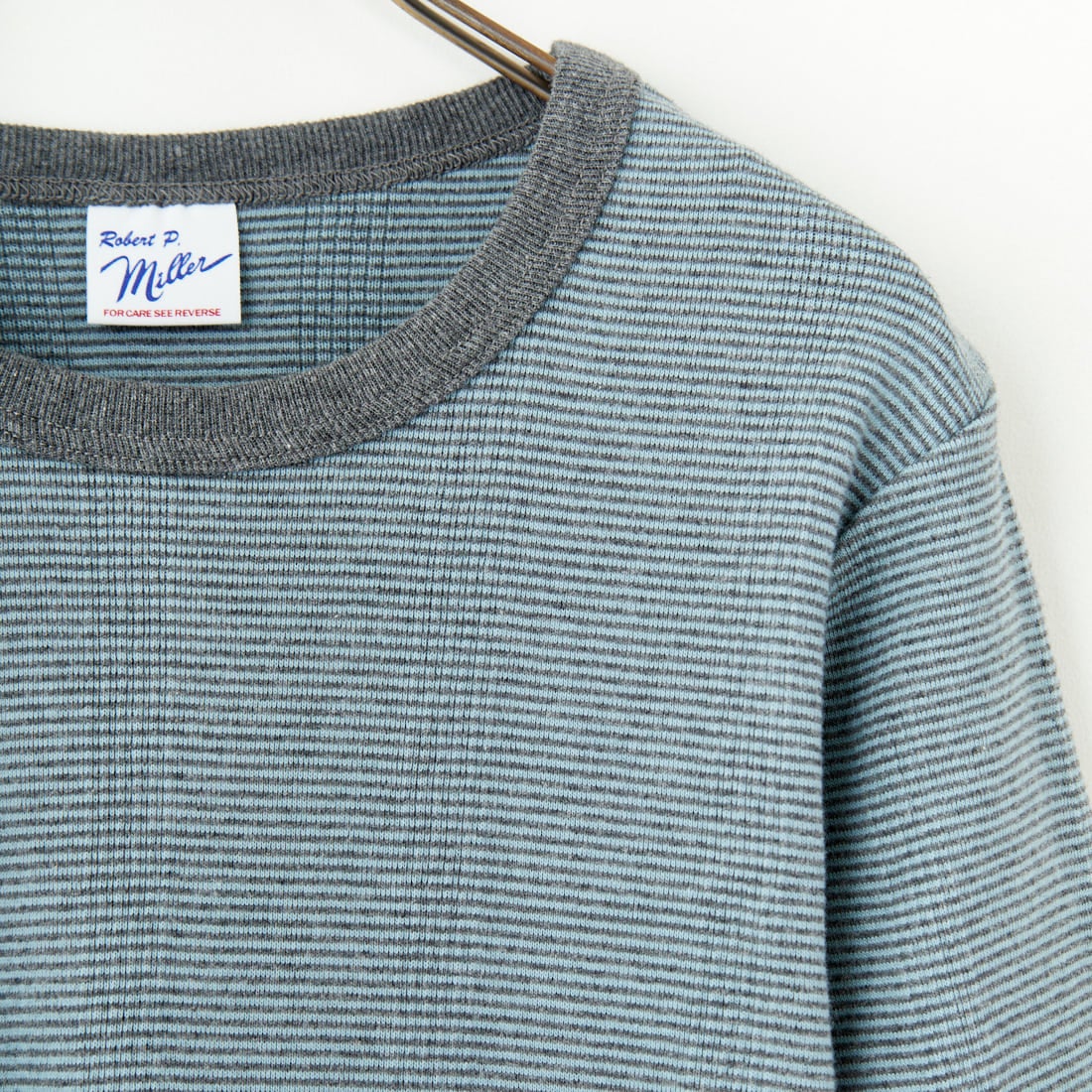 Robert P.Miller [ロバートピーミラー] 別注 5分袖クルーネックTシャツ [RM241-248IN-JF] CLOUD
