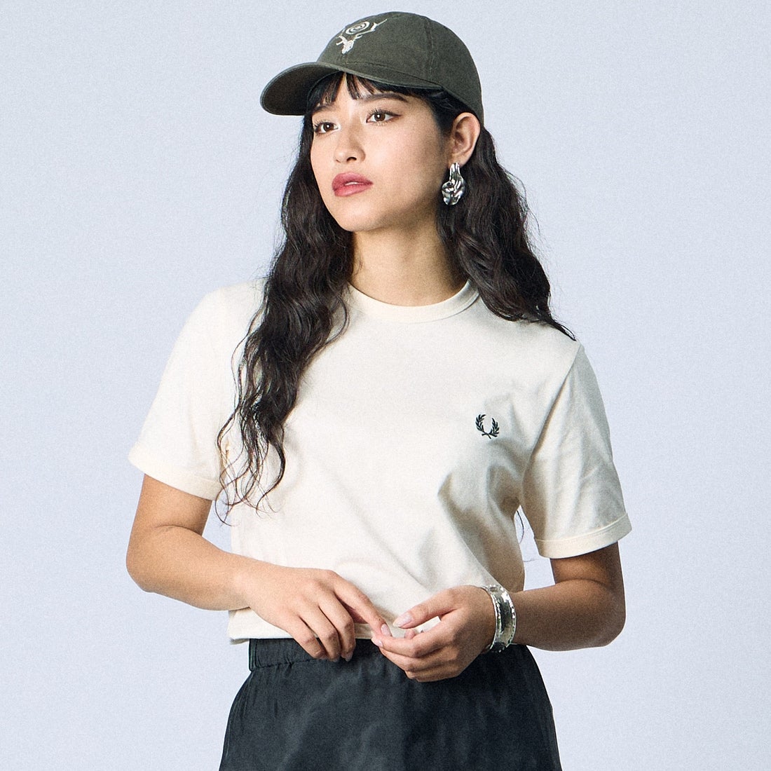 30B ECRU&&モデル身長：162cm 着用サイズ：S&&