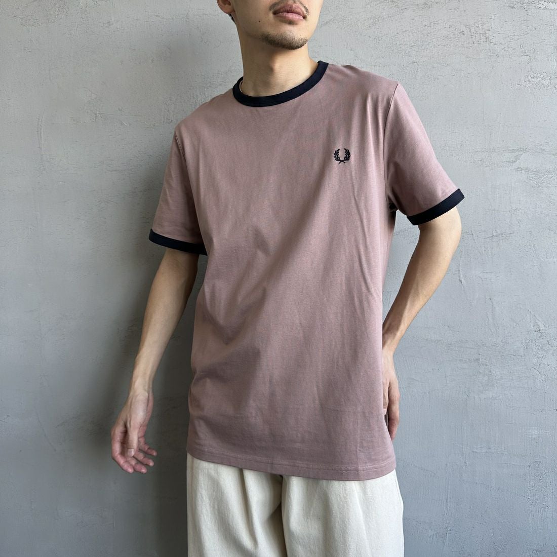 PNK/NVY&&モデル身長：168cm 着用サイズ：L&&