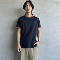 NAV/BRN&&モデル身長：179cm 着用サイズ：L&&