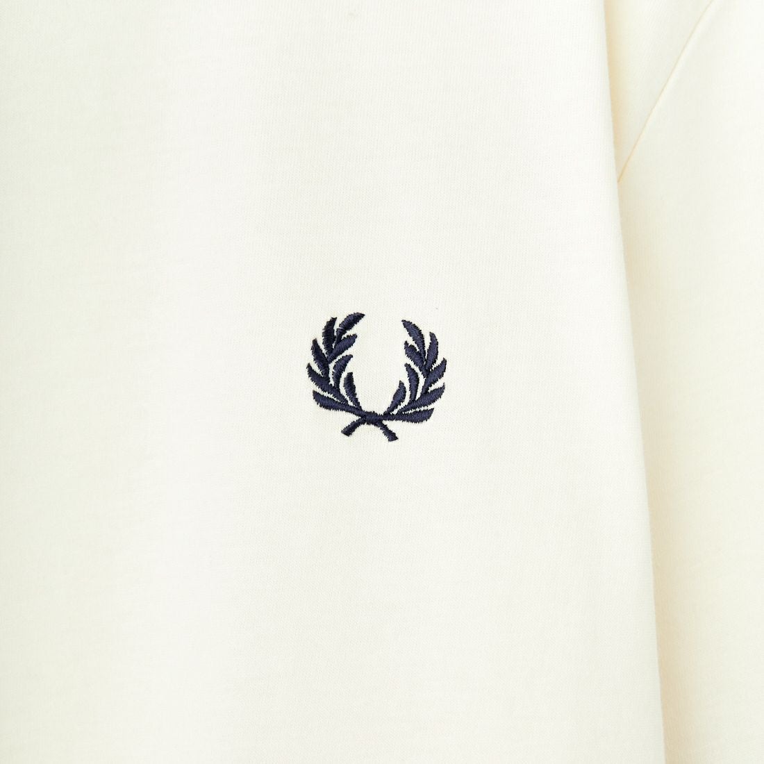 FRED PERRY [フレッドペリー] 別注 ワンポイントロゴ刺繍 ショートスリーブ リンガーTシャツ [M3519-JF] ECR/BLU