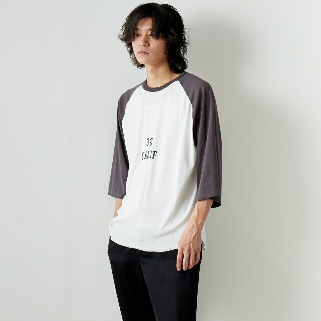 OFF WHT&&モデル身長：182cm 着用サイズ：L&&