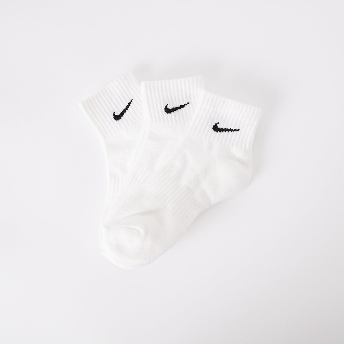 NIKE [ナイキ] クッションクウォーターソックス [SX7667] 100 ﾎﾜｲﾄ