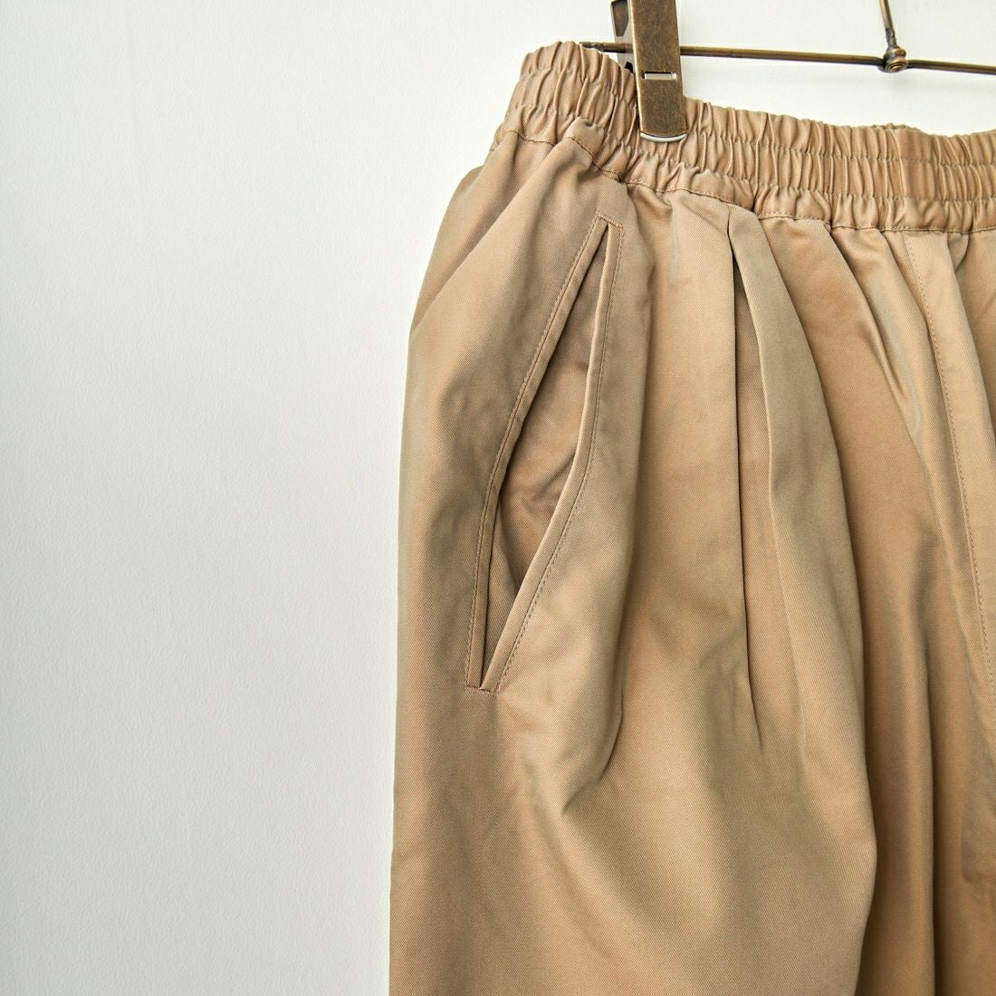 Commencement [コメンスメント] T/Cワイドパンツ [C-053] MOCHA