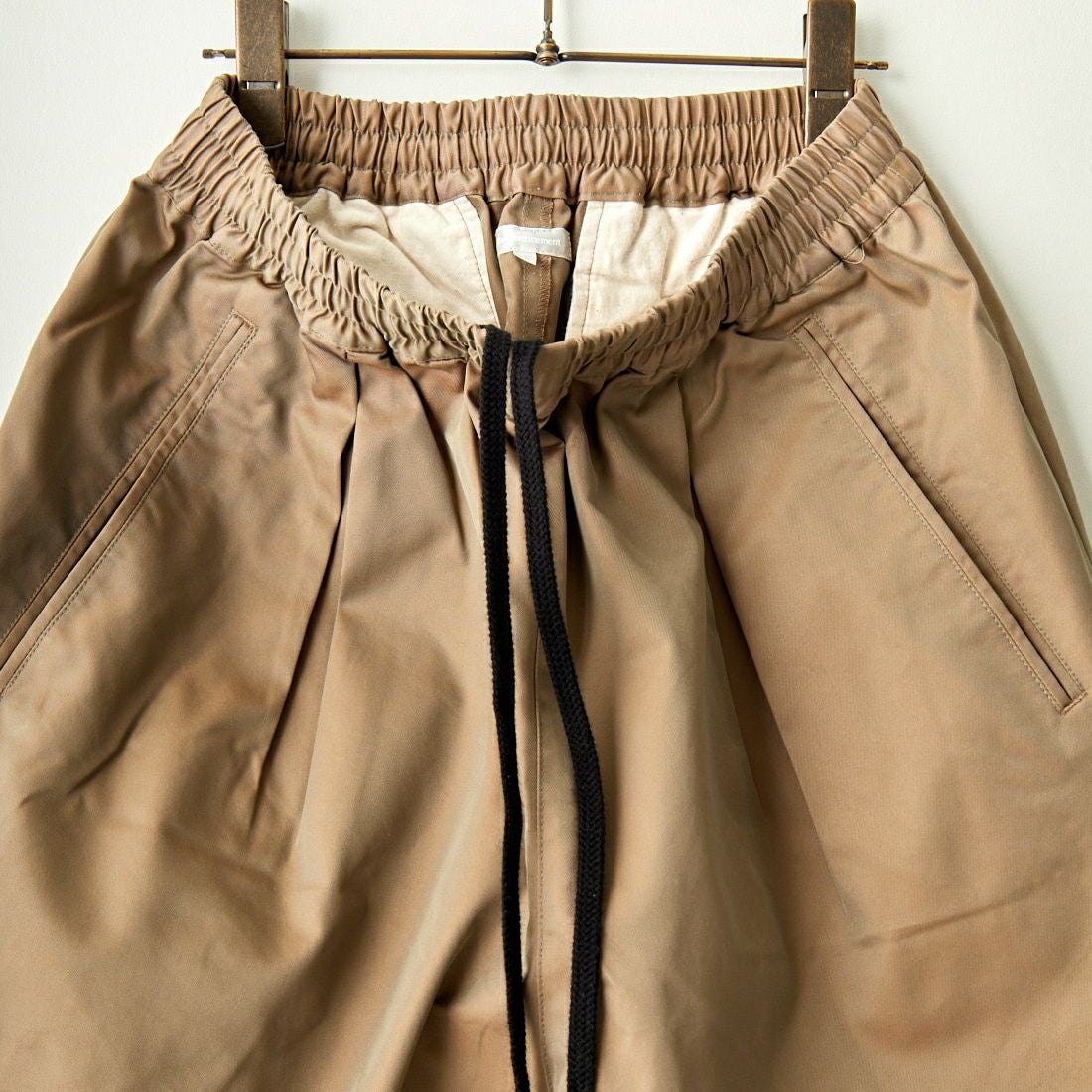 Commencement [コメンスメント] T/Cワイドパンツ [C-053] MOCHA