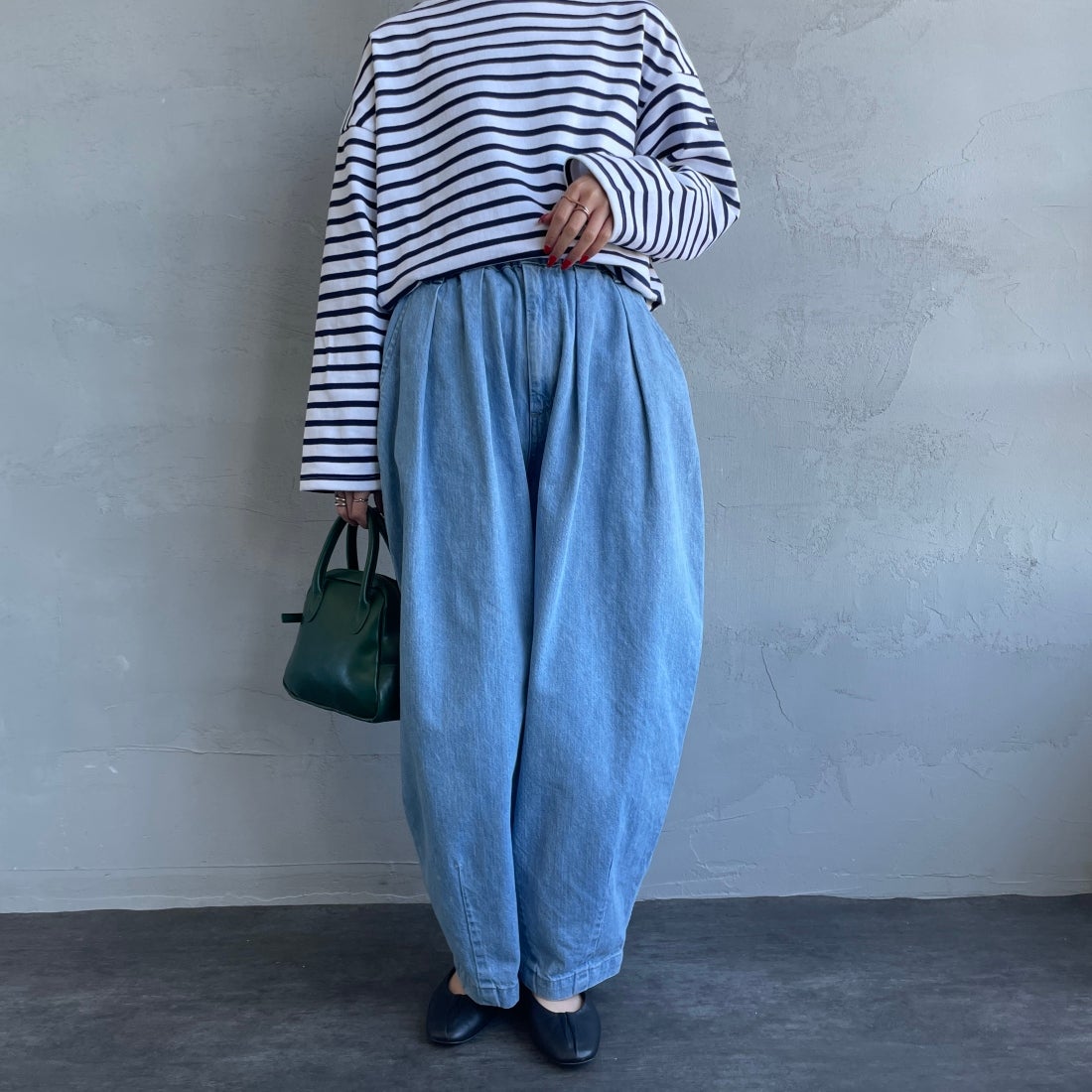 93 L.BLUE&&モデル身長：156cm 着用サイズ：1&&