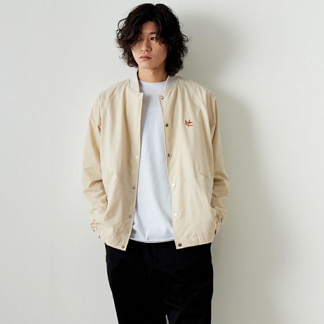 OFF&&モデル身長：182cm 着用サイズ：L&&