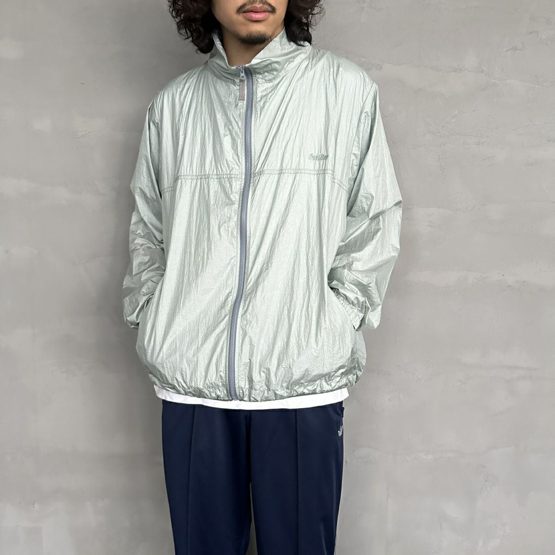 LT.BLUE&&モデル身長：173cm 着用サイズ：L&&