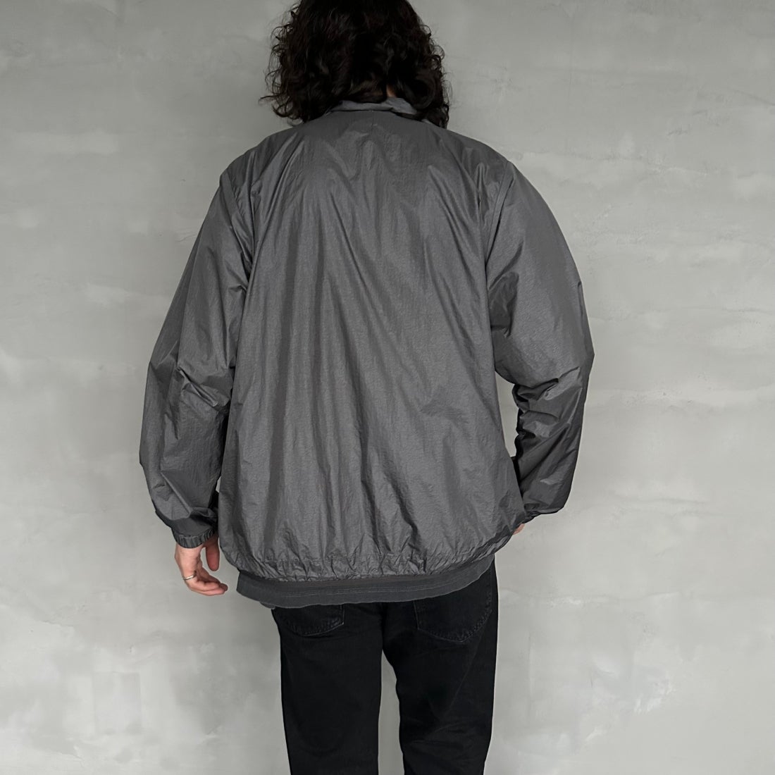 frostline [フロストライン] 別注 フルジップジャケット [FL1-JK-IN4-JF] CHARCOAL&&モデル身長：173cm 着用サイズ：M&&