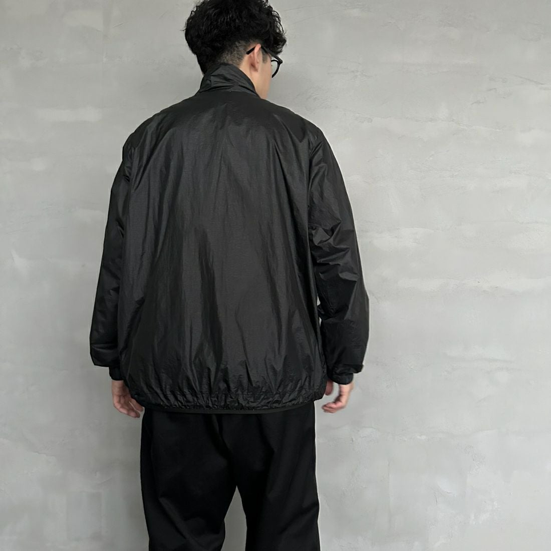 frostline [フロストライン] 別注 フルジップジャケット [FL1-JK-IN4-JF] BLACK&&モデル身長：168cm 着用サイズ：M&&