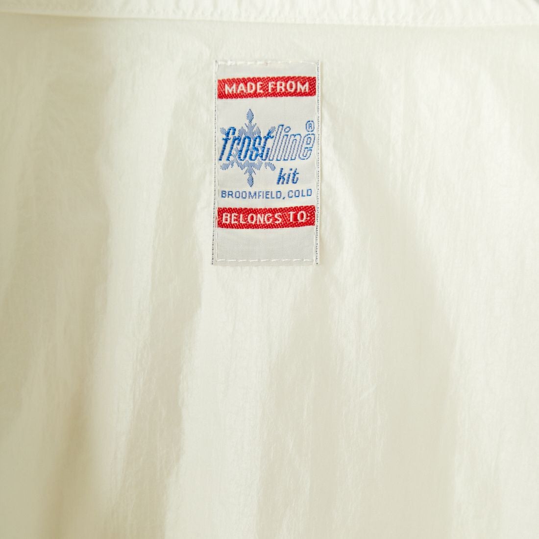 frostline [フロストライン] 別注 フルジップジャケット [FL1-JK-IN4-JF] WHITE