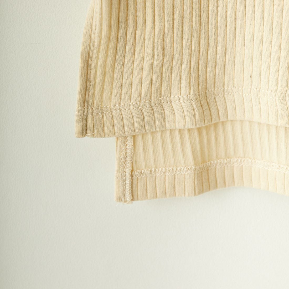 Noir Fabrik [ヌワールファブリック] ボートネックロングスリーブリブTシャツ [JFS-C021] BEIGE