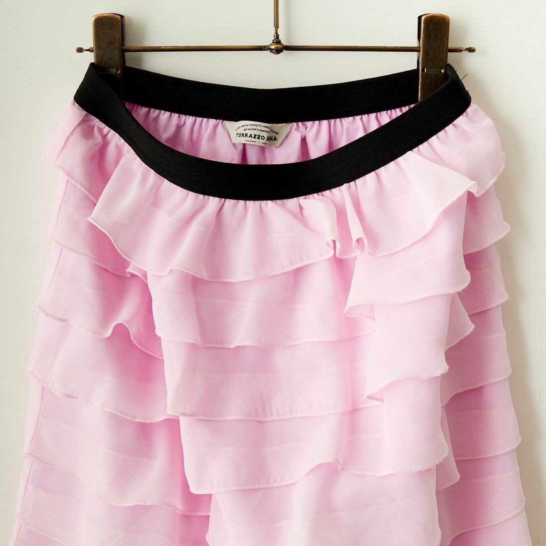 TORRAZZO DONNA [トラッゾドンナ] シフォンラッフルスカート [6241-415] 55 PINK