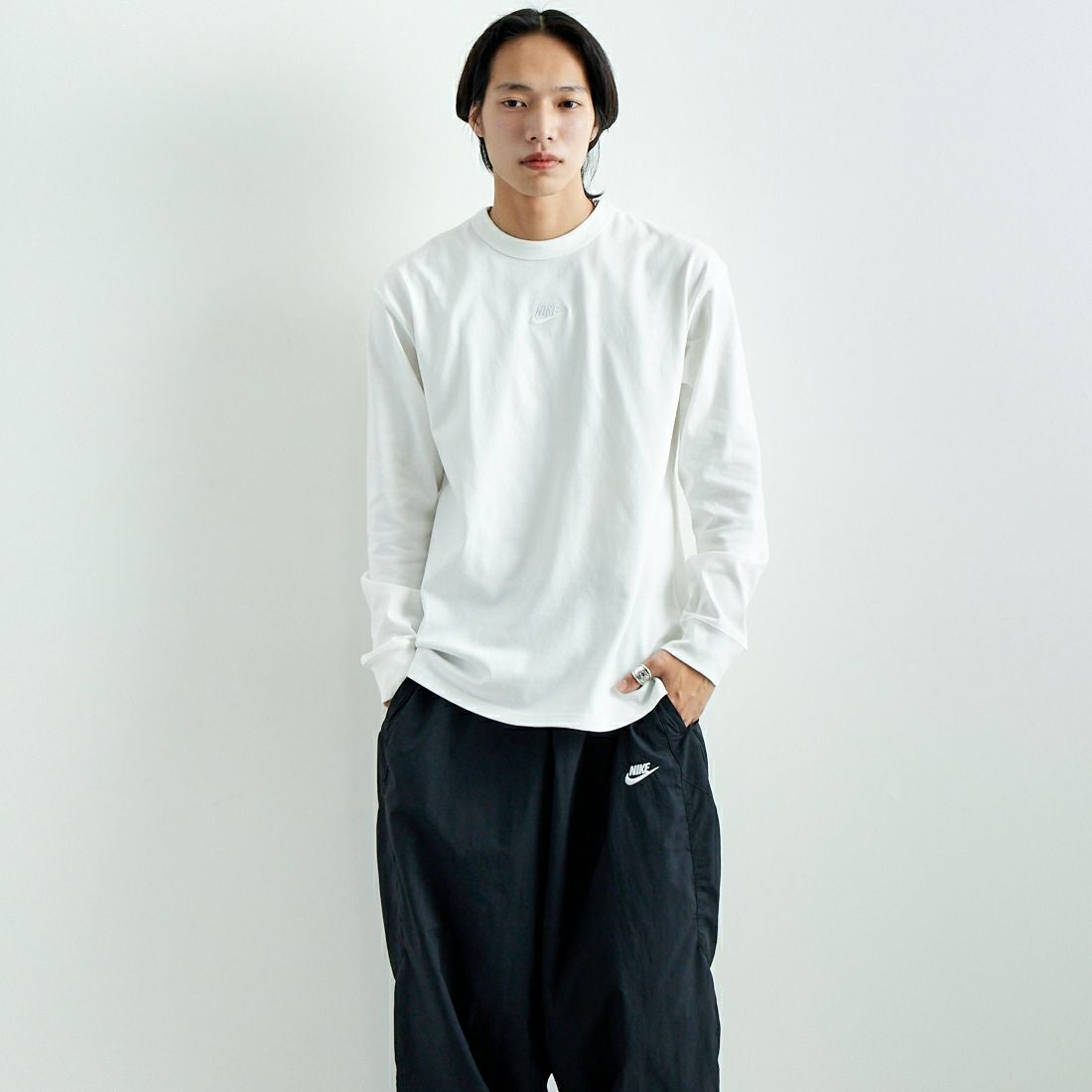 100 ﾎﾜｲﾄ&&モデル身長：179cm 着用サイズ：M&&