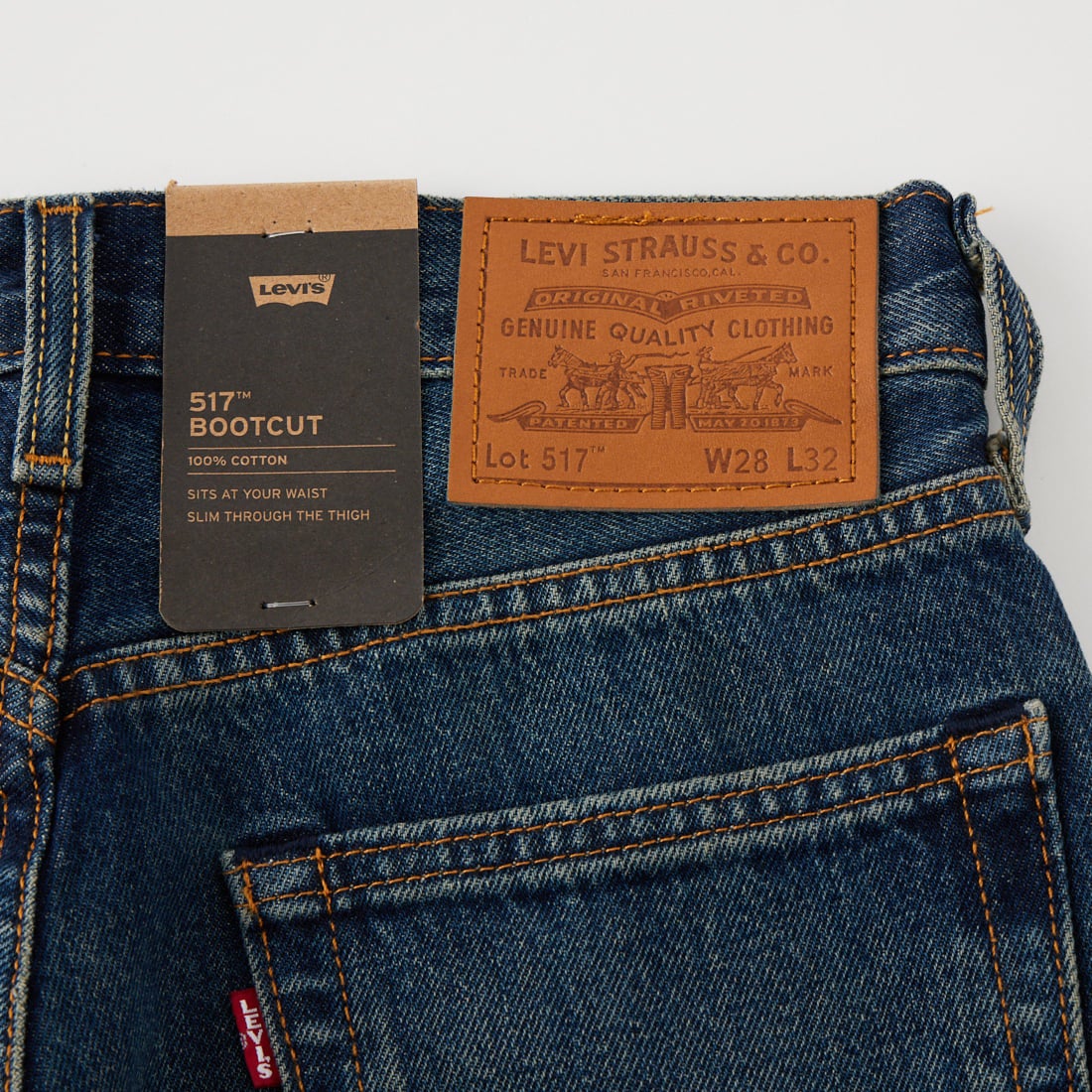 LEVI'S [リーバイス] 517 ブーツカット [00517-02] 46 BULL RU &&モデル身長：179cm 着用サイズ：30&&