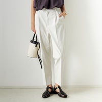 L/BEIGE&&モデル身長：167cm 着用サイズ：38&&