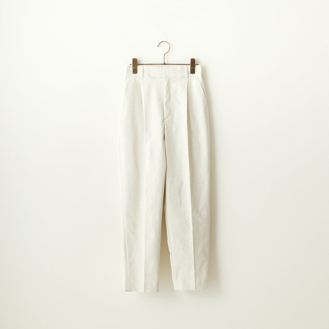 MICA&DEAL [マイカアンドディール] ワンタックパンツ [0124103036] L/BEIGE