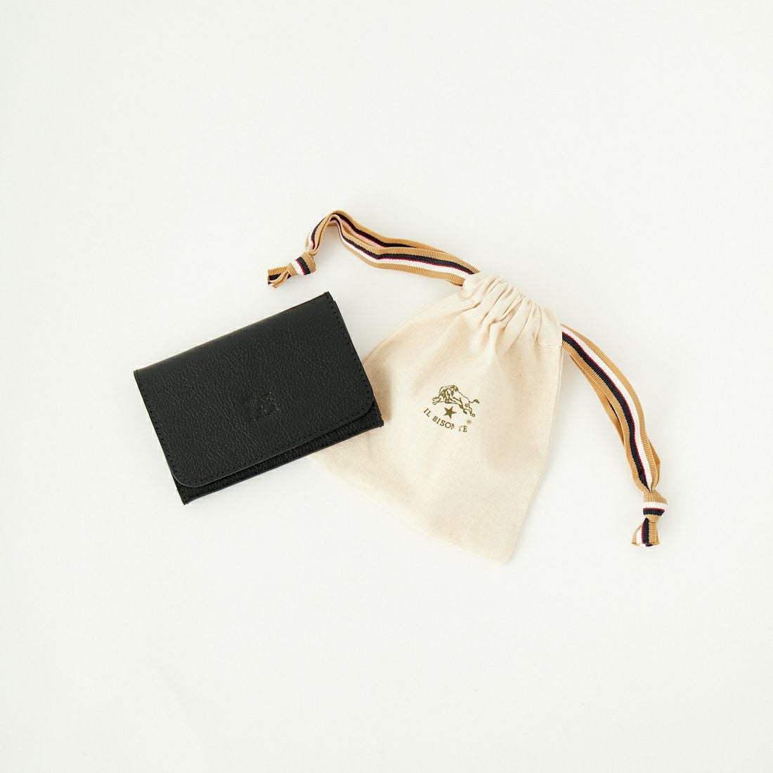 IL BISONTE [イルビゾンテ] レザーカードケース [411620] 35 ﾌﾞﾗｯｸ