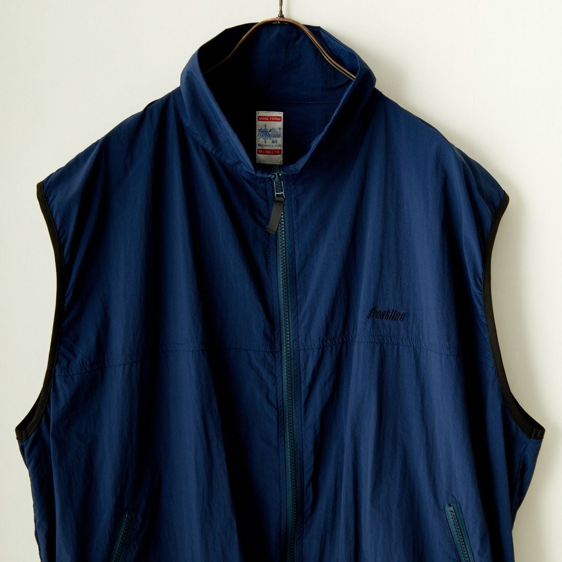frostline [フロストライン] 別注 ナイロンベスト [FL6-VT-IN4-JF] NAVY