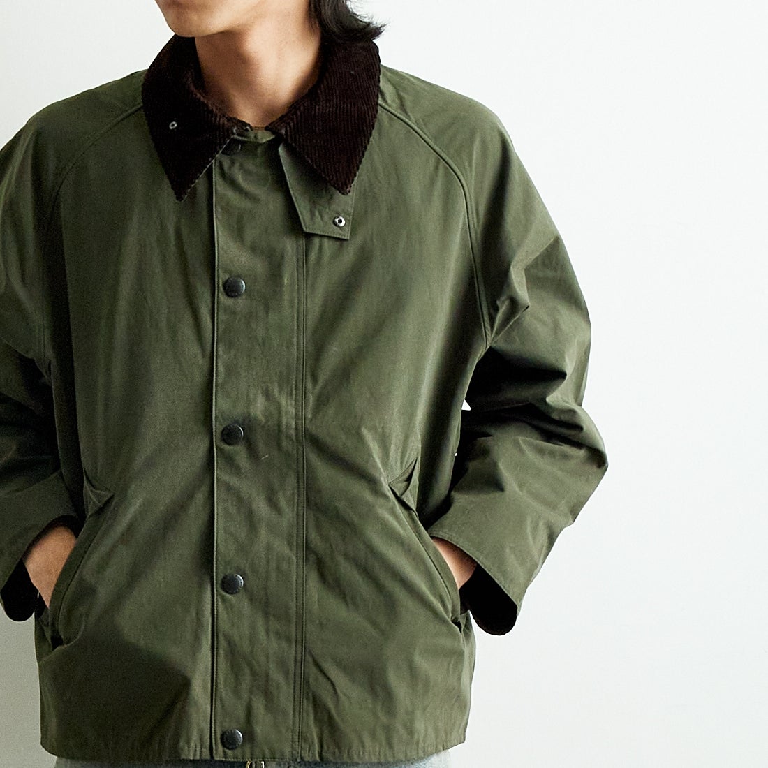 Barbour [バブアー] トランスポート ピーチスキンノンオイルドジャケット [MCA0931] SAGE